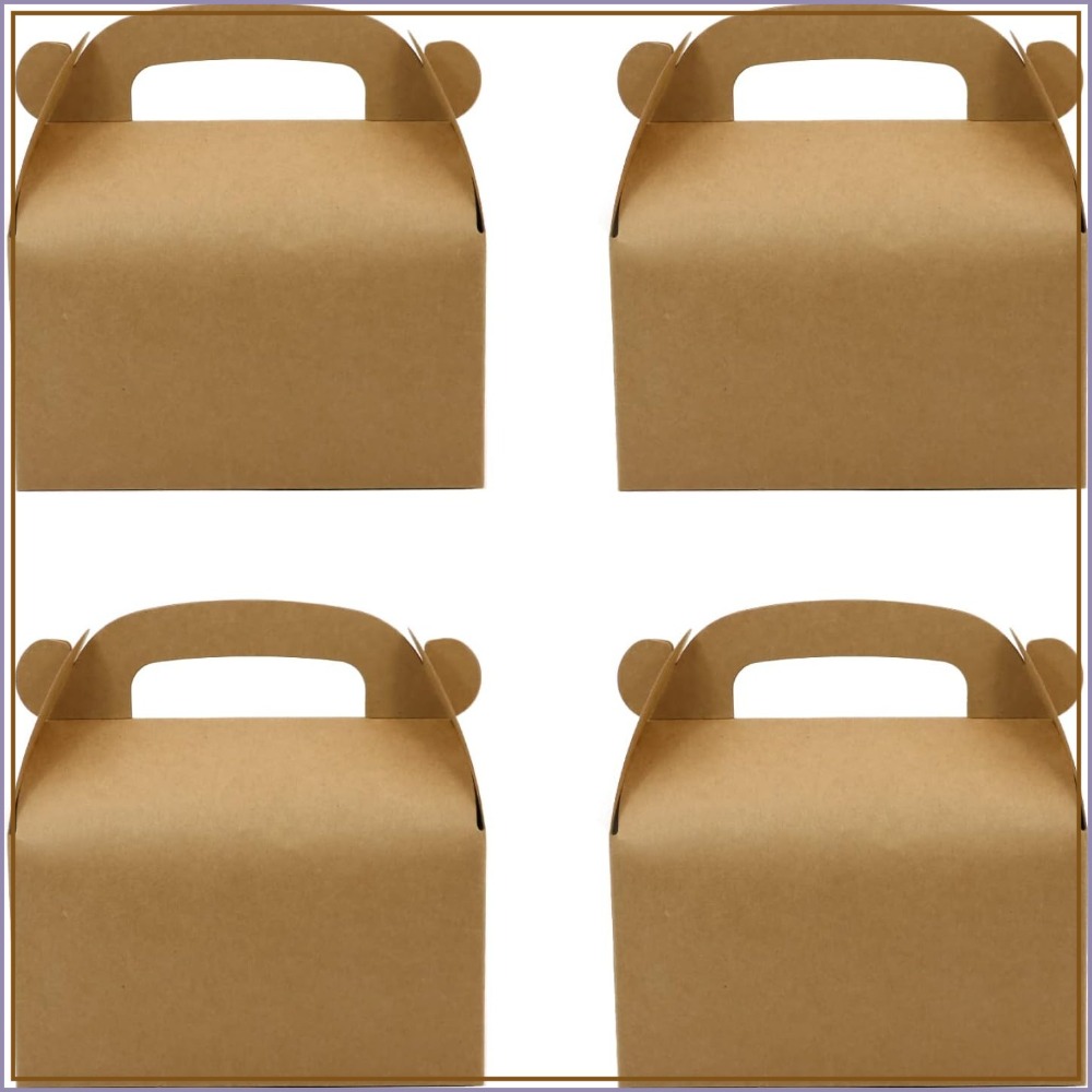 Baby Products Eco Friendly - 24 Brown Party Favor Treat Boxes