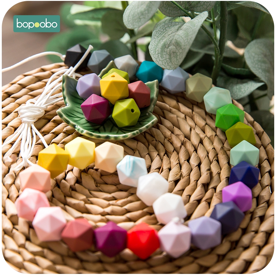Bopoobo 10pcs 14mm Polygon Sil - Baby Products Eco Friendly บทวิจารณ์และราคา