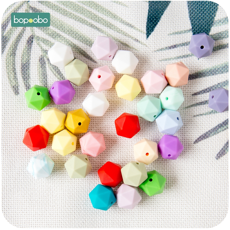 Bopoobo 10pcs 14mm Polygon Sil - Baby Products Eco Friendly บทวิจารณ์และราคา