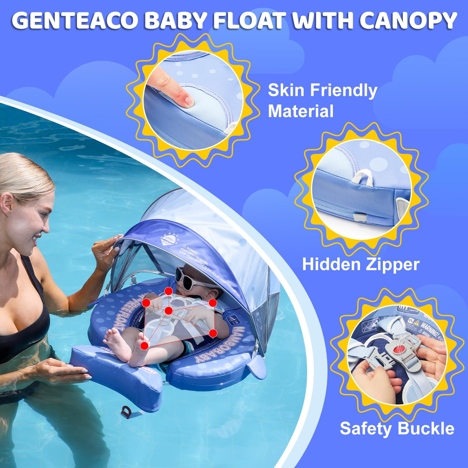 Mambobaby Float Swimming Train - Baby Swimming Floater บทวิจารณ์และราคา
