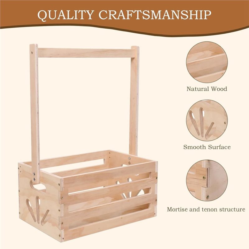 Wooden Baby Shower Gift Basket - Baby Products Hamper บทวิจารณ์และราคา