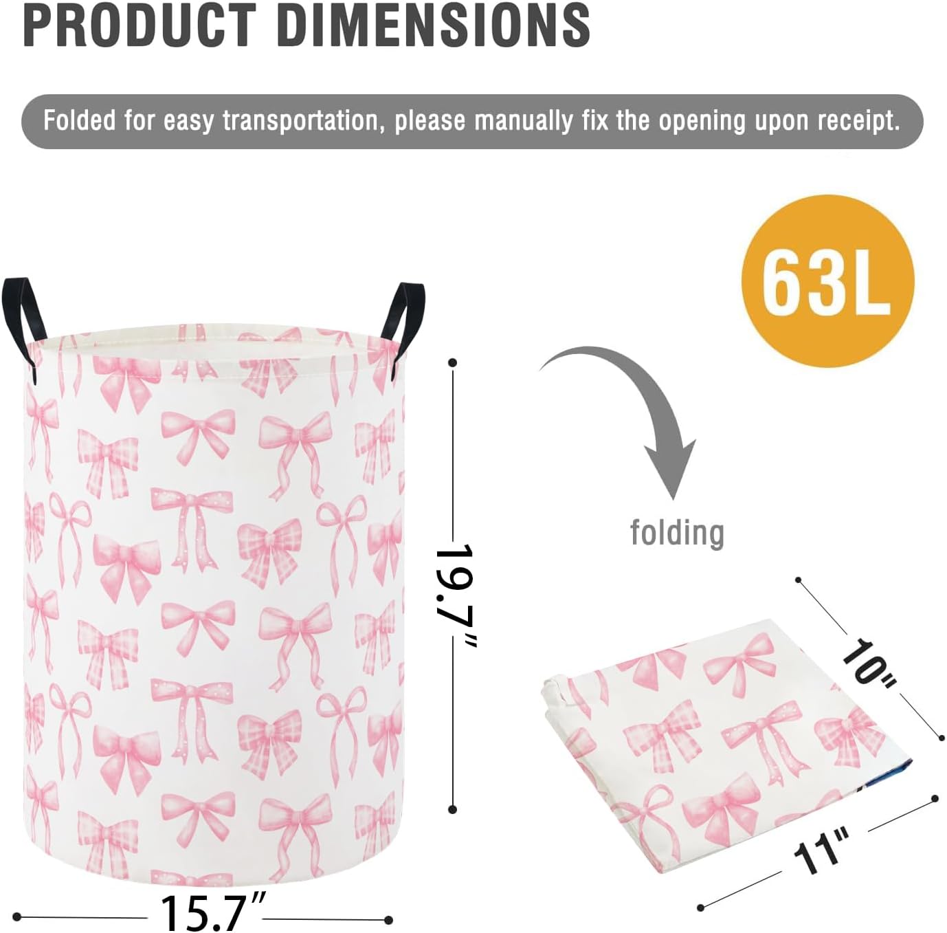 Baby Laundry Hamper Basket for - Baby Products Hamper บทวิจารณ์และราคา