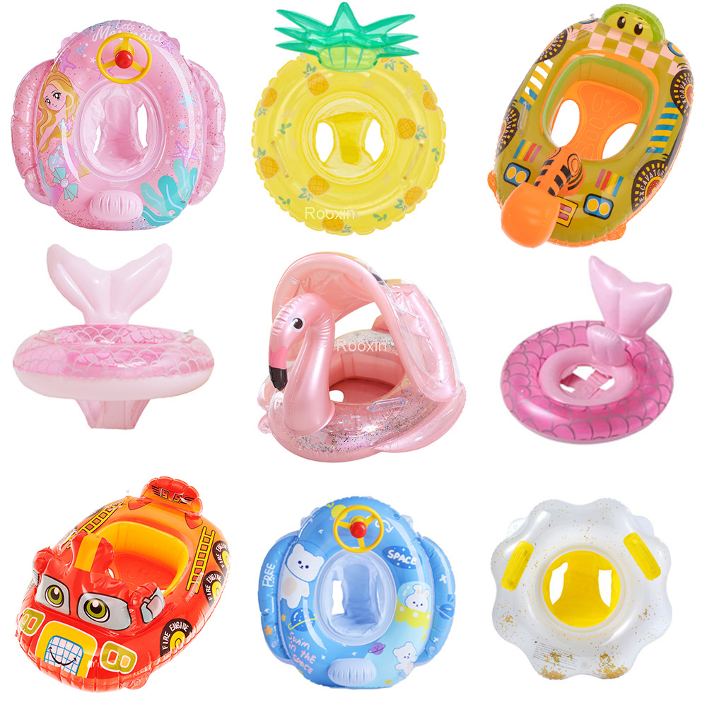 Rooxin Flamingo Swimming Circl - Baby Swimming Floater บทวิจารณ์และราคา