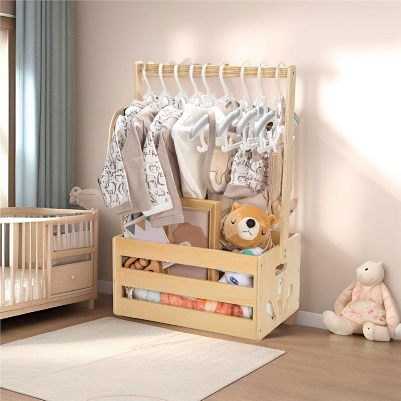 A25F-Wooden Baby Shower Gift B - Baby Products Hamper บทวิจารณ์และราคา