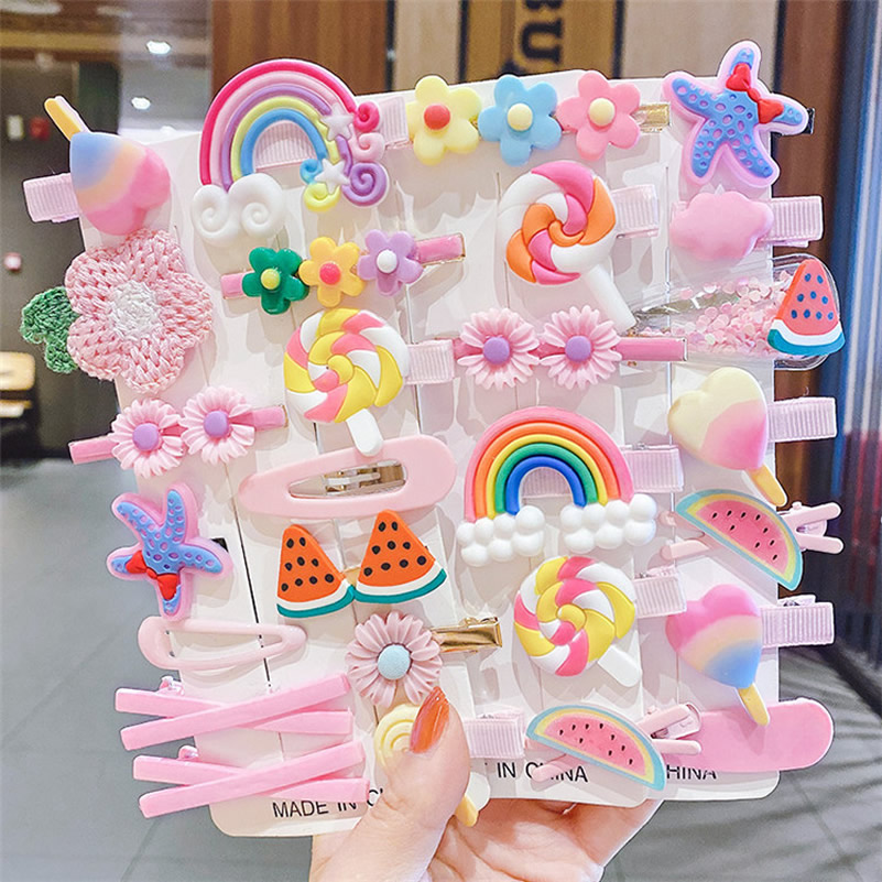 14pcs Set Of Hair Clips For Gi - Baby Products Lotion บทวิจารณ์และราคา