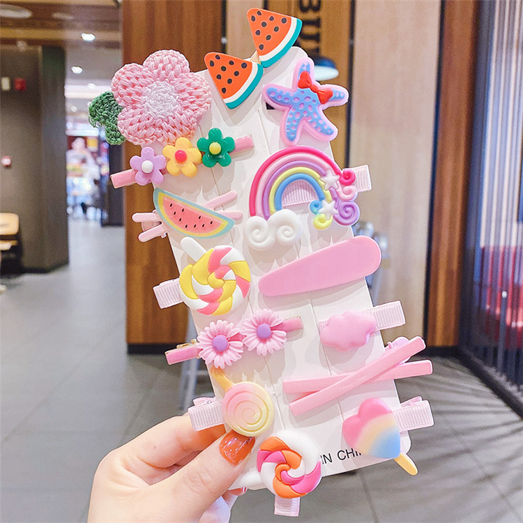 14pcs Set Of Hair Clips For Gi - Baby Products Lotion บทวิจารณ์และราคา