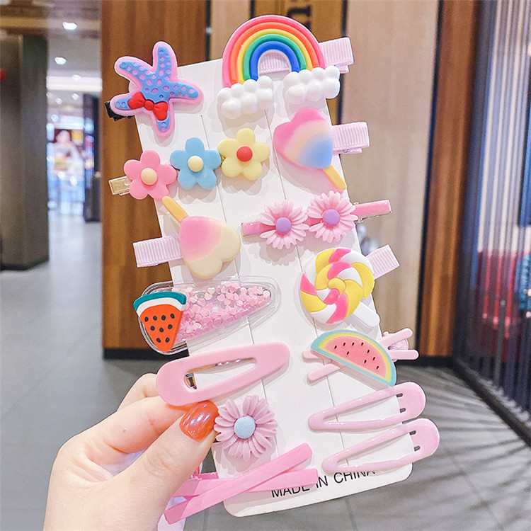 14pcs Set Of Hair Clips For Gi - Baby Products Lotion บทวิจารณ์และราคา