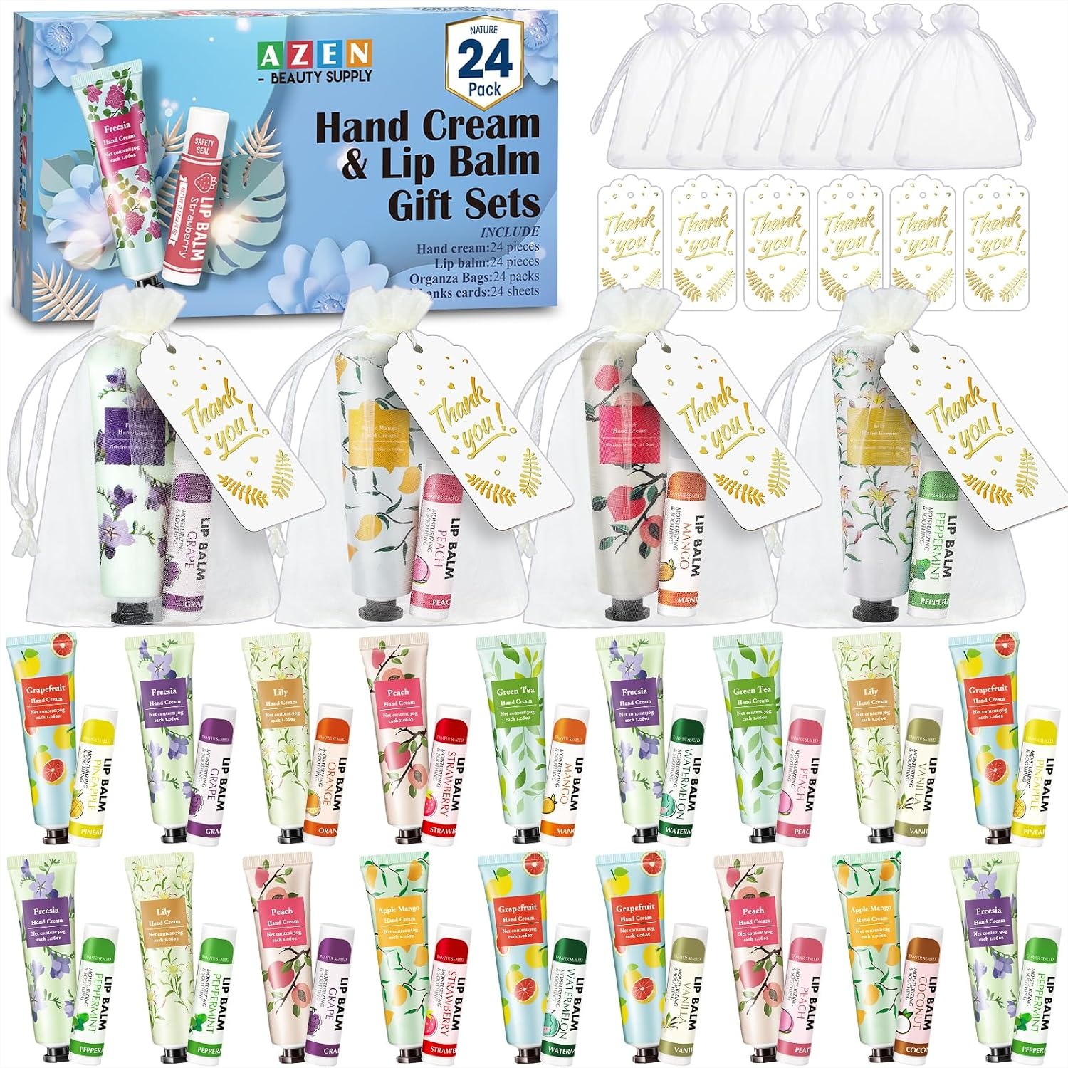 24 Sets Bulk Hand Cream and Li - Baby Products Gift Card บทวิจารณ์และราคา