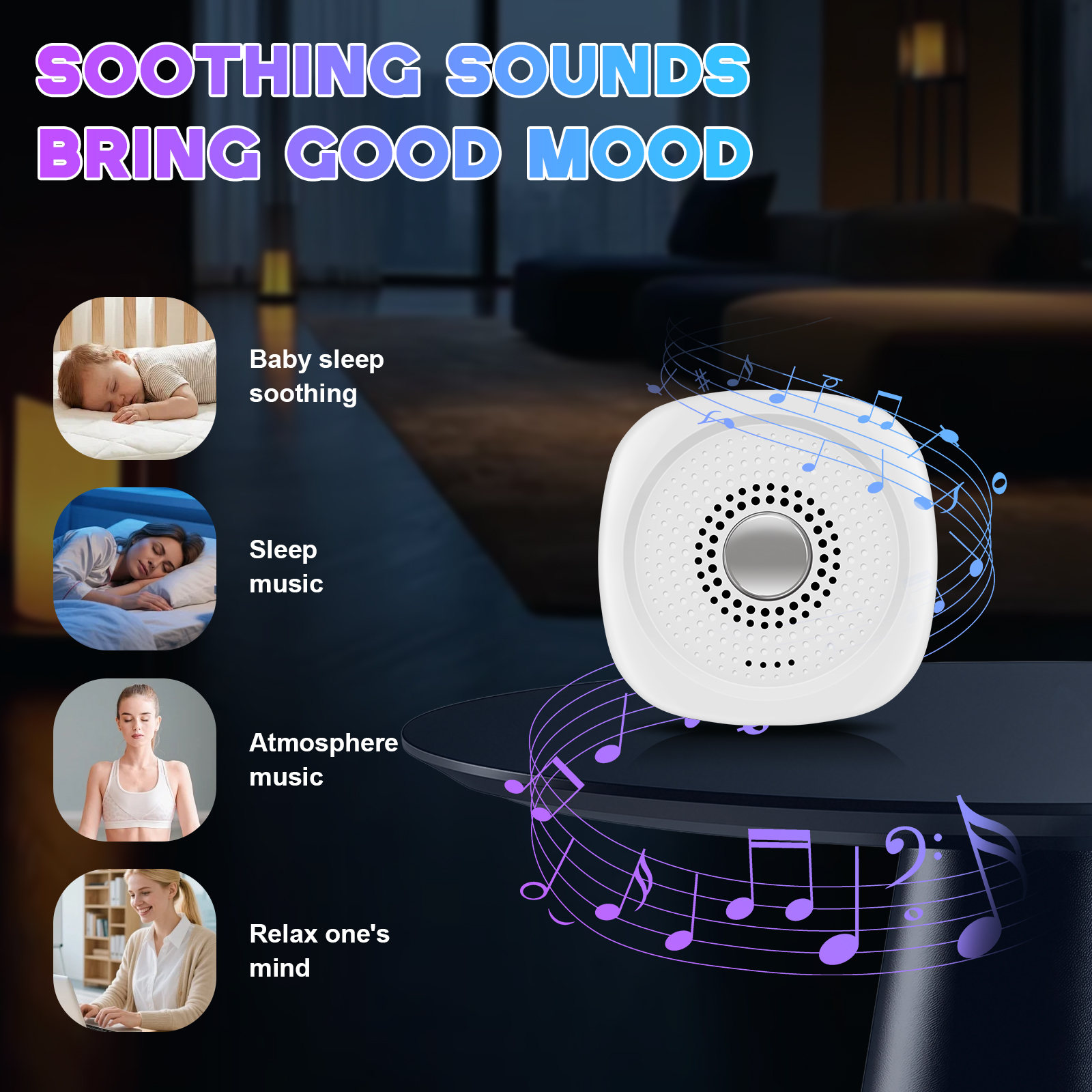 White Noise Sound Machine with - White Noise Machine Baby บทวิจารณ์และราคา