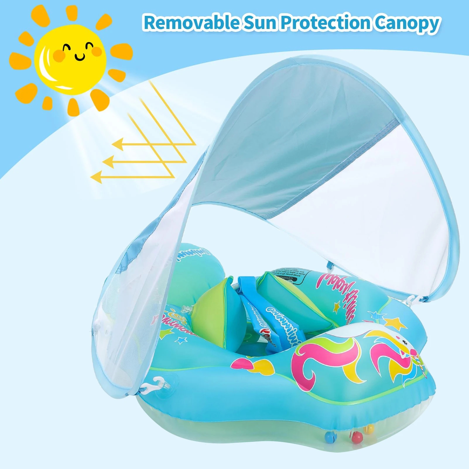 Baby Swimming Ring Inflatable  - Baby Swimming Floater บทวิจารณ์และราคา