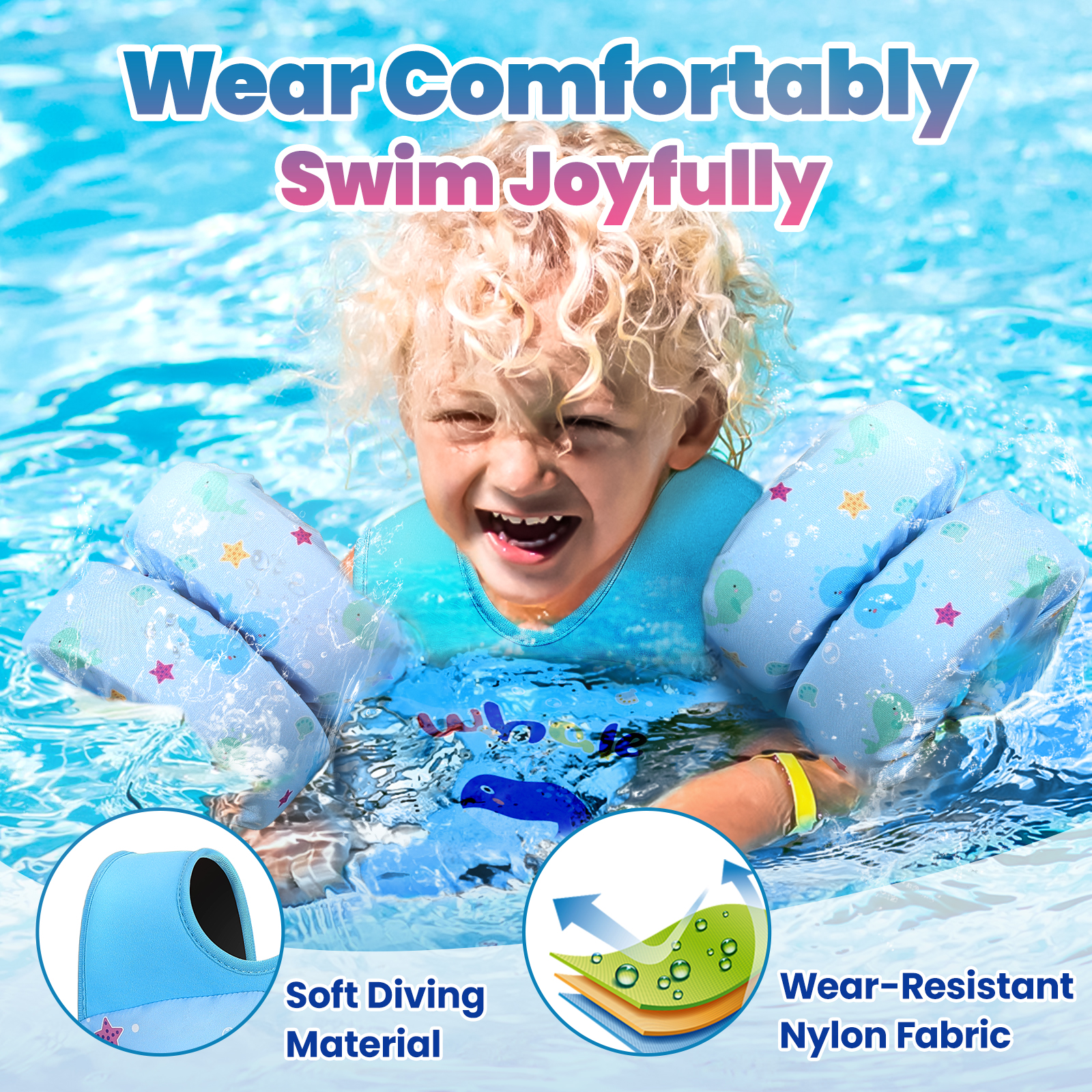 Baby Float Arm Sleeve Floating - Baby Swimming Floater บทวิจารณ์และราคา