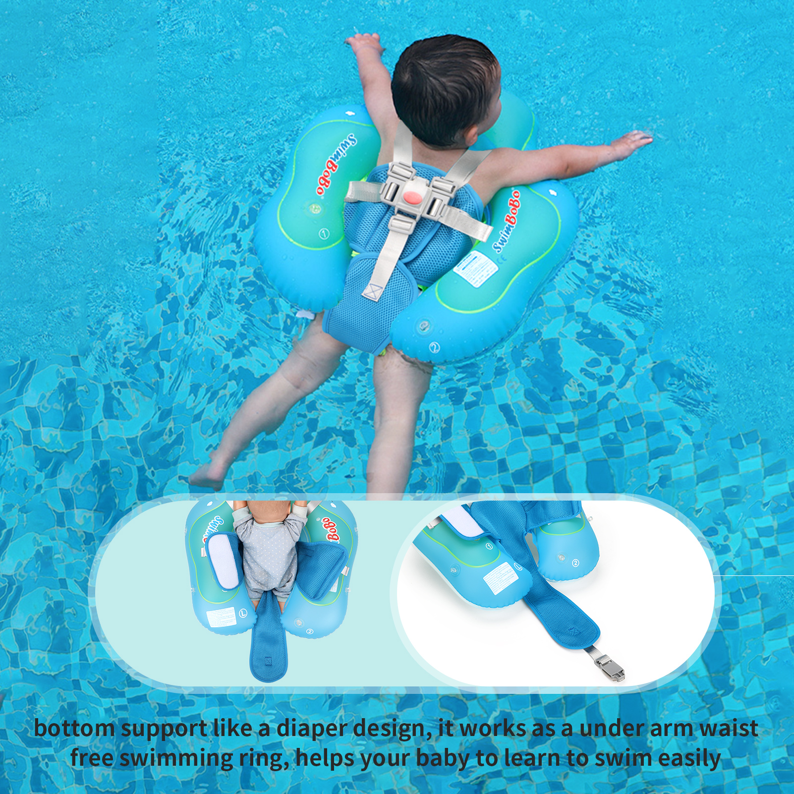 Swimbobo New Upgrade Baby Swim - Baby Swimming Floater บทวิจารณ์และราคา