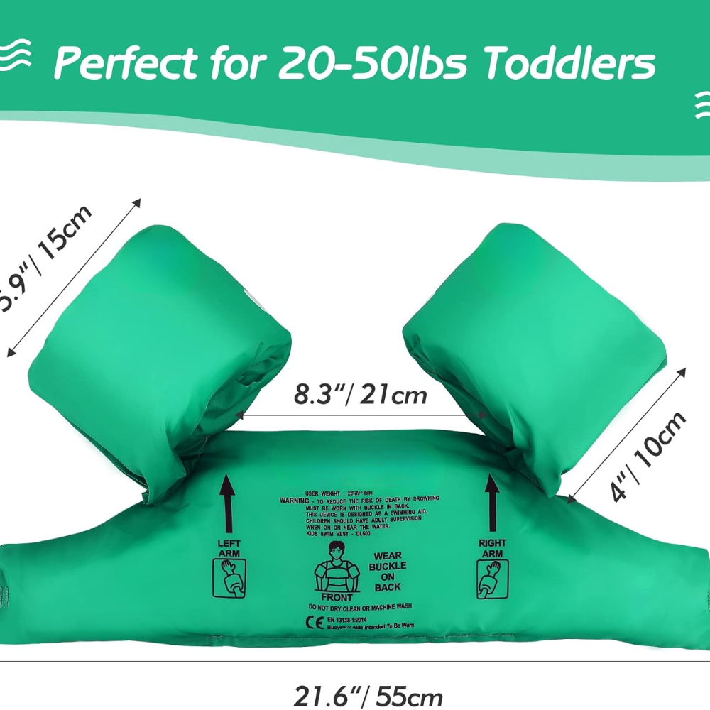 Children's foam arm ring buoya - Baby Swimming Floater บทวิจารณ์และราคา