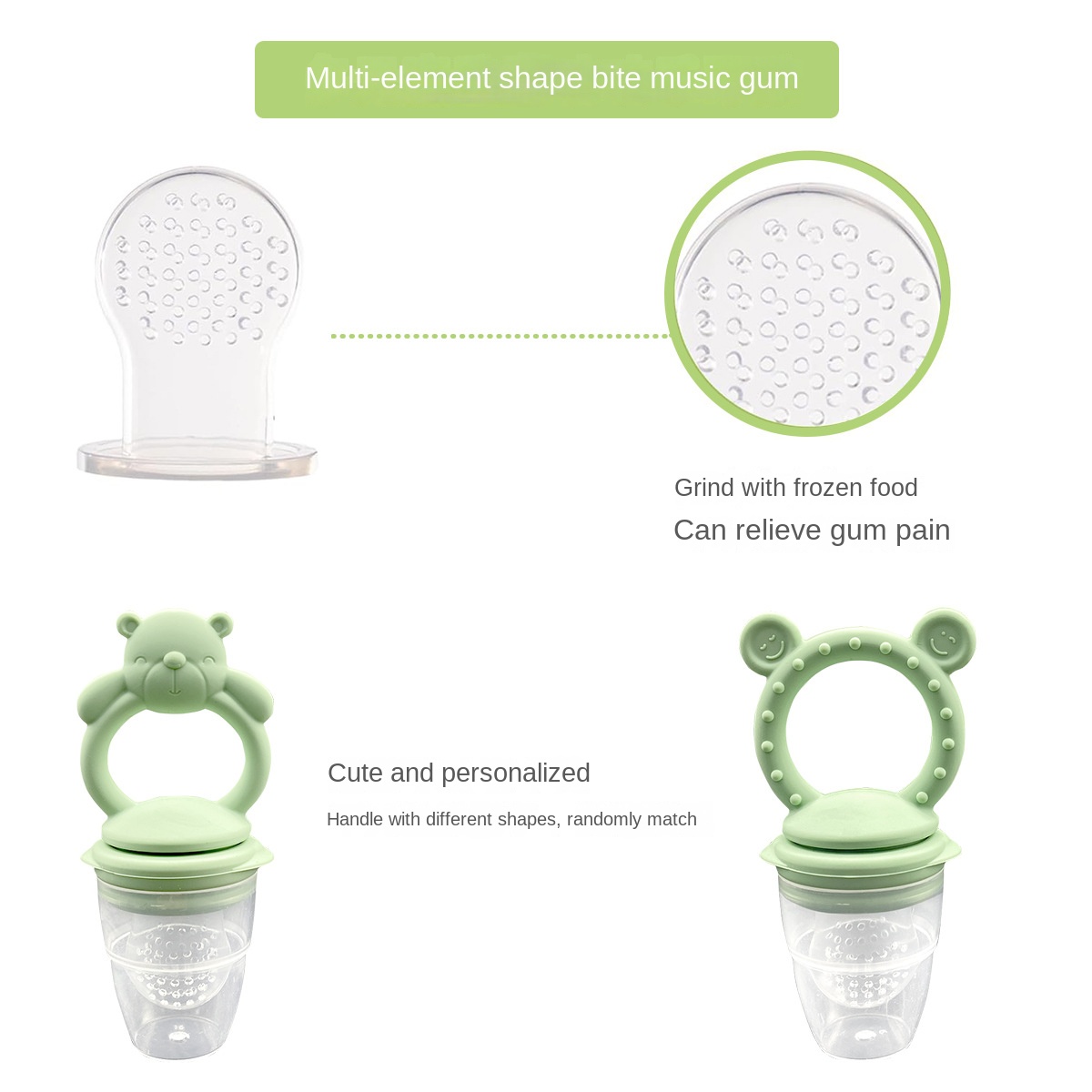 Food Grade Silicone Baby Teeth - Baby Products Eco Friendly บทวิจารณ์และราคา