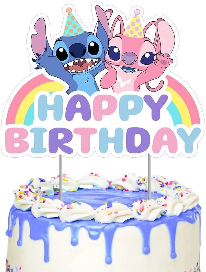 Lilo Stitch Cake Decoration An - Baby Products Gift Card บทวิจารณ์และราคา