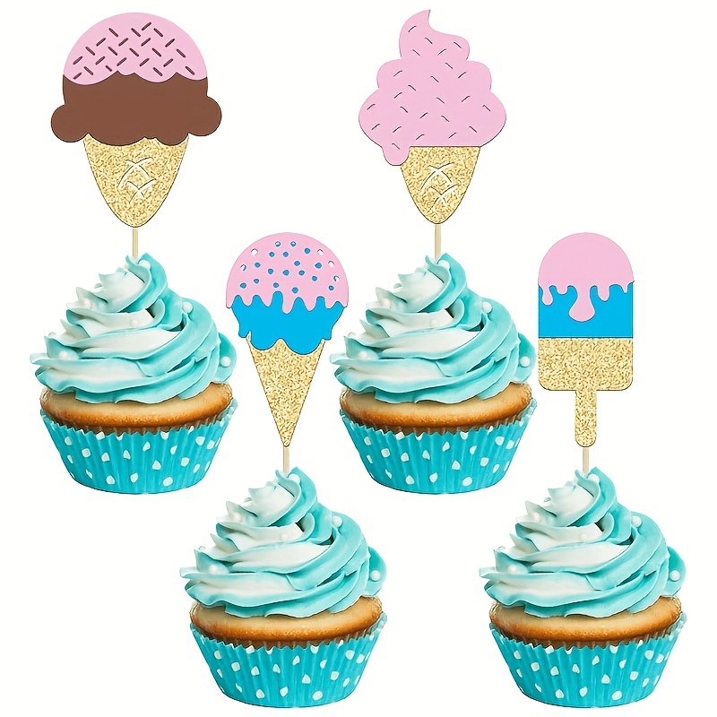 12Pc Glitter Ice Cream Cupcake - Baby Products Lotion บทวิจารณ์และราคา