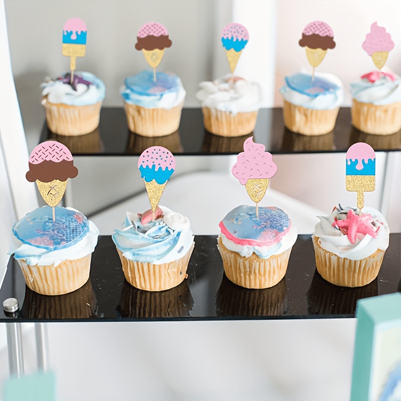 12Pc Glitter Ice Cream Cupcake - Baby Products Lotion บทวิจารณ์และราคา