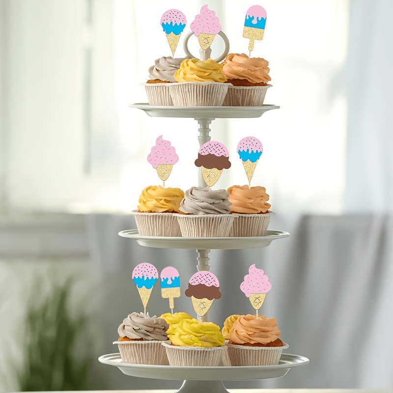 12Pc Glitter Ice Cream Cupcake - Baby Products Lotion บทวิจารณ์และราคา